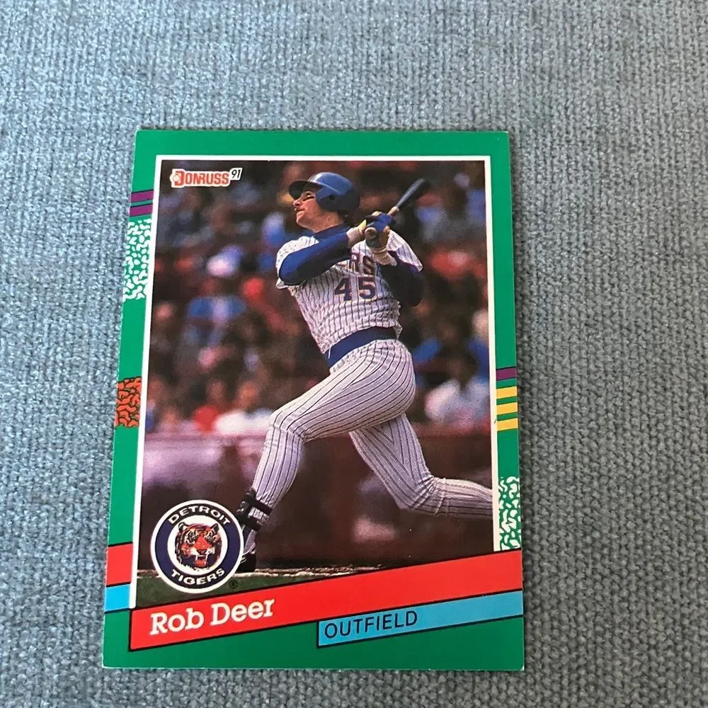 1991 Donruss Detroit Tigers Baseball Card Trading Card
